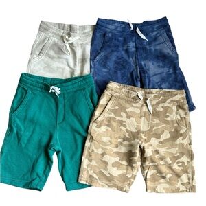 Stylish Kids' Shorts Collection - Blue, Green, Tan, Gray